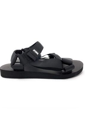 Victoria's Secret PINK Festival Sandals Size Large Womens 9/10 Black